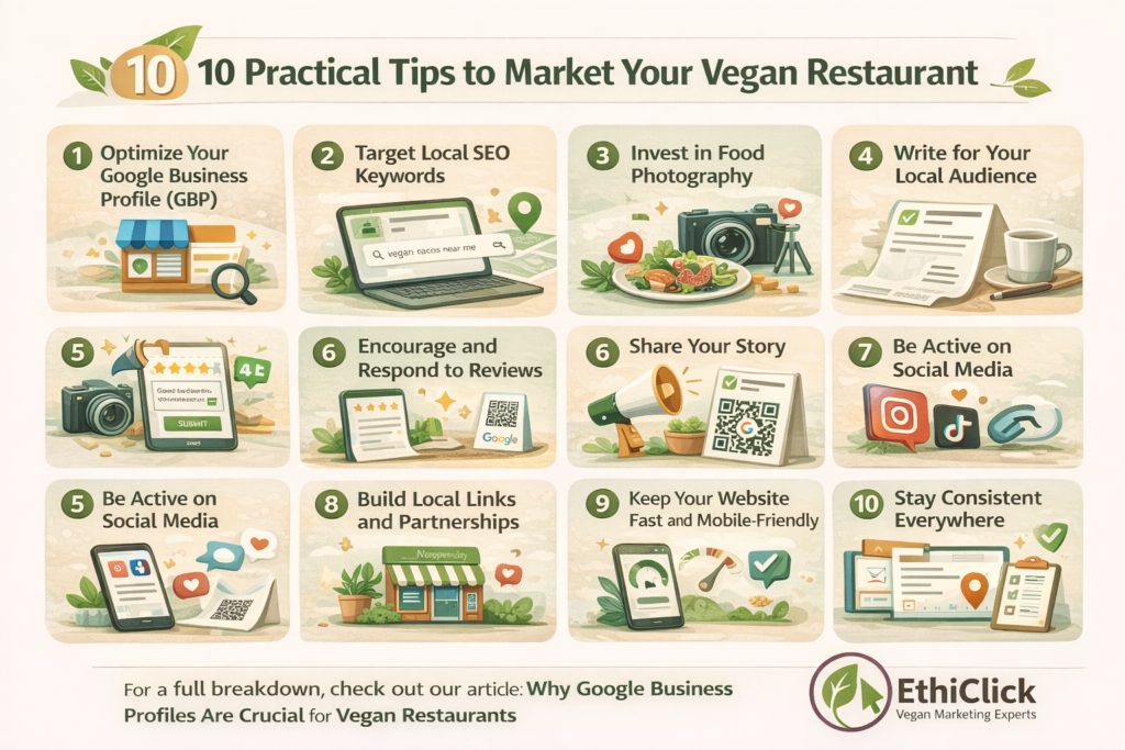 10 Practical Tips to market Your Vegan Restaurant